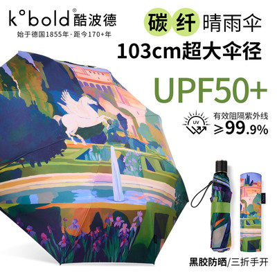 德国碳纤维遮阳防晒伞加大