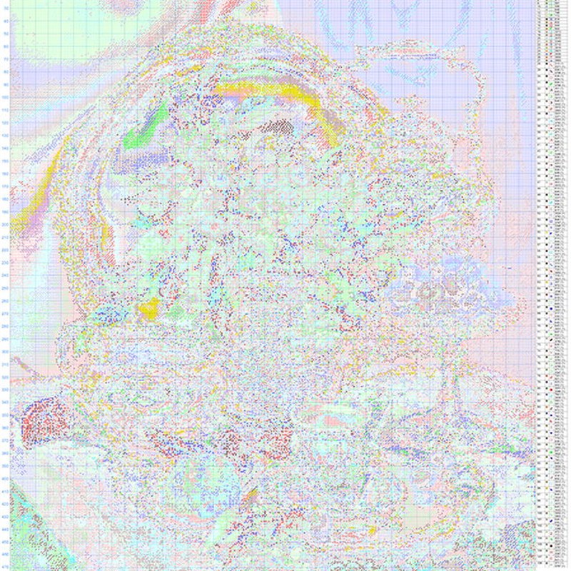 【7象】【ZZ3061-典雅油画静物花与水果】十字绣2024新款油画客厅