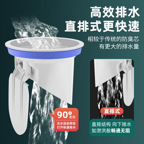 110下水管内塞式防返臭神器160排水管道防返水地漏芯封口盖止逆阀