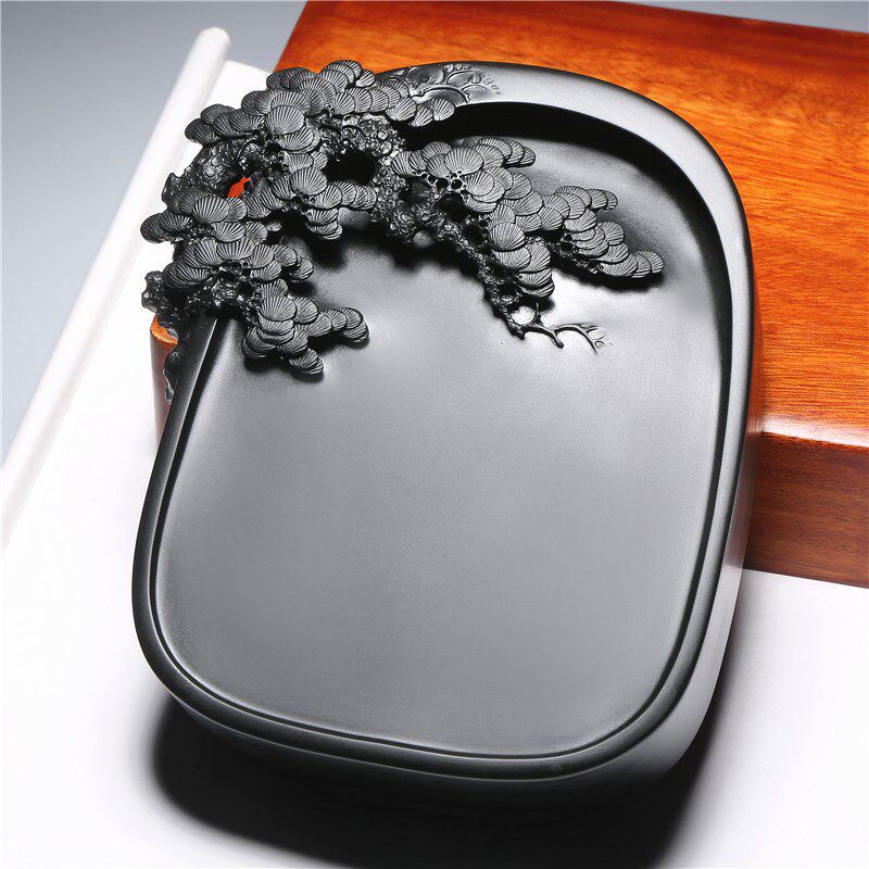 名师老坑精品/万古长青/天然原石砚台歙砚籽料高档文房礼收藏端砚