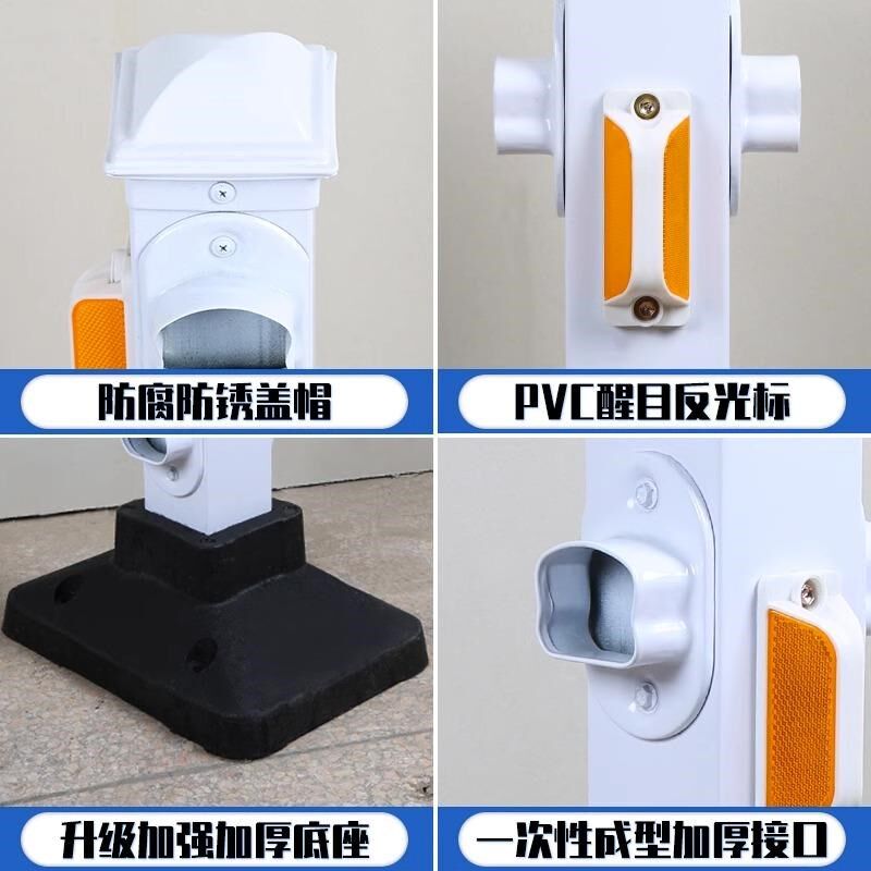 恒麦护栏市政道路护栏立柱杆人行道防撞隔离栏杆锌钢立柱配件