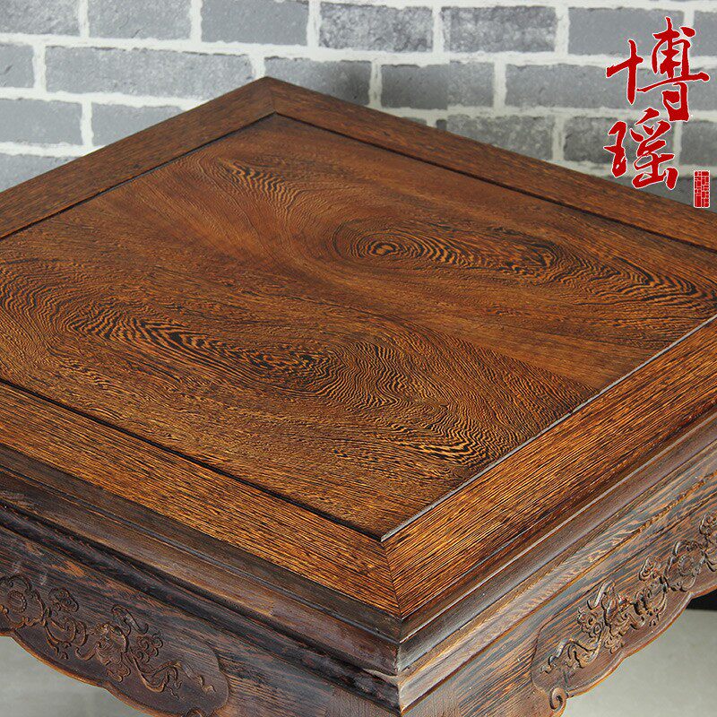 中式实木小方桌小方凳凳换鞋凳茶几休闲阳台棋牌桌鸡翅木茶台茶桌