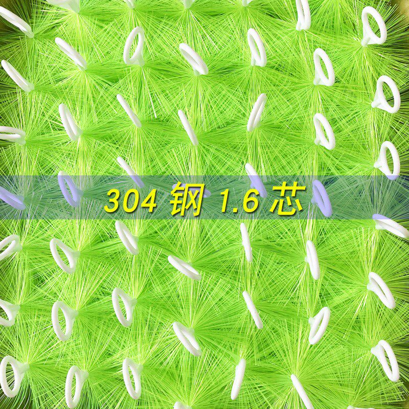 鱼池毛刷过滤毛刷锦鲤池底滤滤材水族箱过滤材料304钢1.6芯50支箱