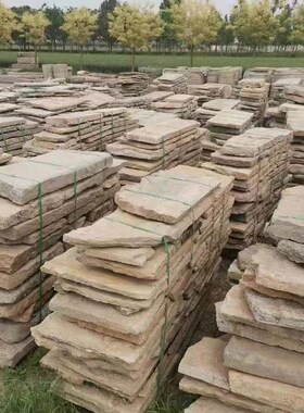 天然老石板旧石条老青石板台阶踏步石仿古老麻石园林室外地铺石材