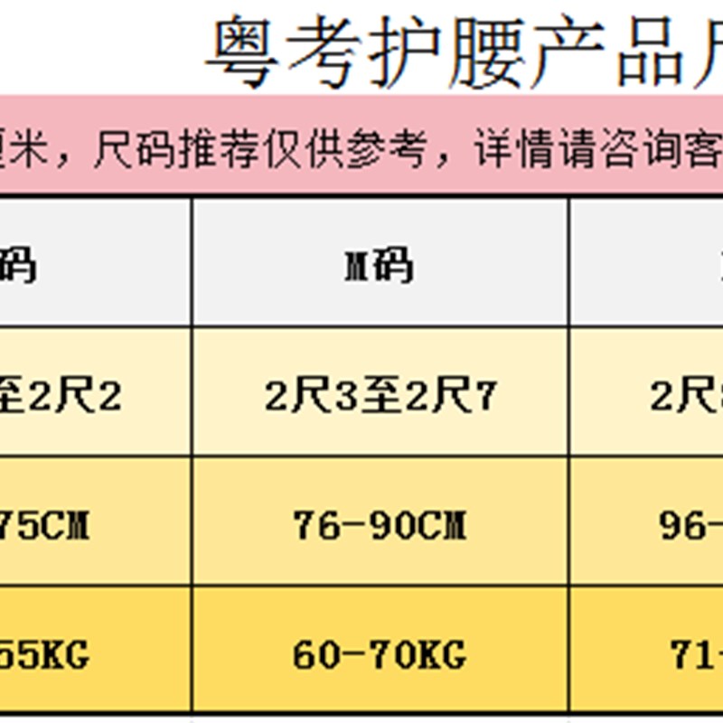 粤考护腰加长版,大码,长度118cm,适合体重大体格壮。