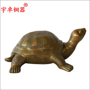宇卓铜器  纯铜乌龟黄铜乌龟 铜龟  工艺品摆件