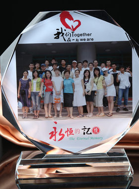毕业同学聚会纪念品礼物送全班幼儿园小学初中大学水晶礼品照片