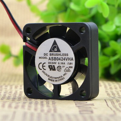 台达 4cm ASB0424VHA 24V 0.16A 4010 打印机 变频器 风扇