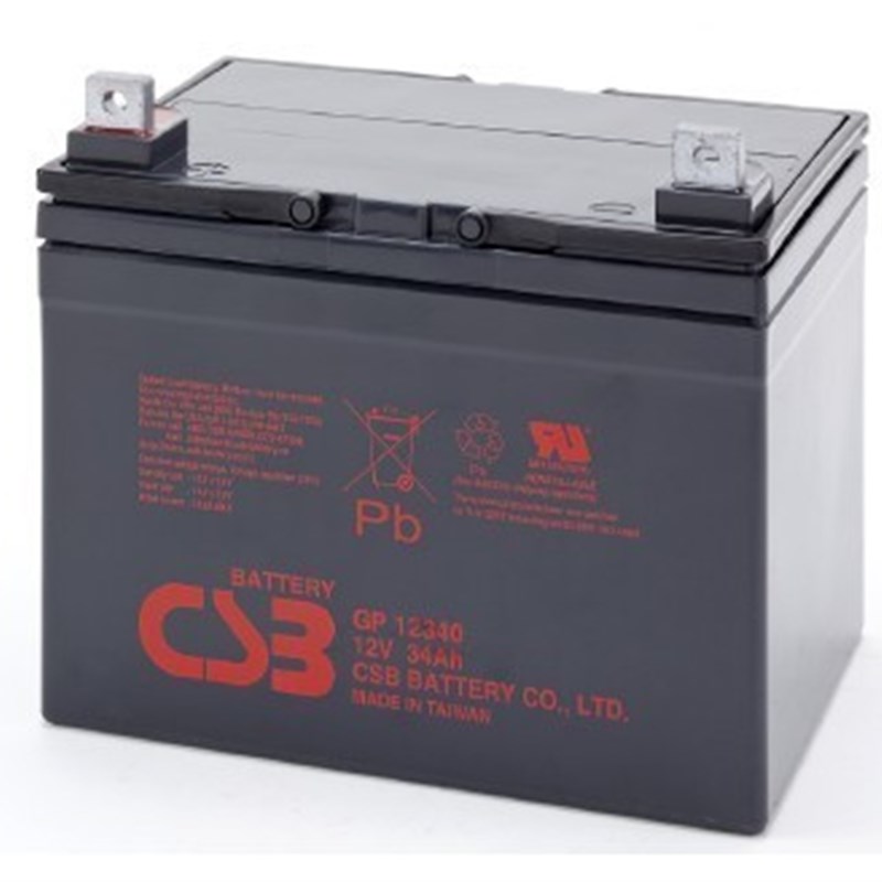 现货CSB GP12340 12V34AH电子设备/UPS后备电源/船舶设备用蓄电池
