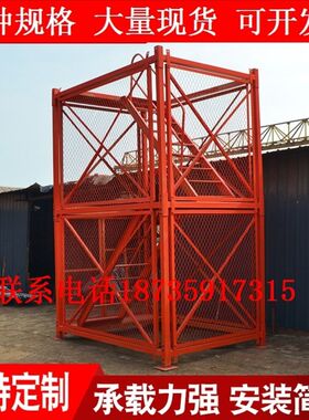 基坑安全梯笼建筑工地高墩路桥施工爬梯Z型加厚走廊箱式盖梁平台