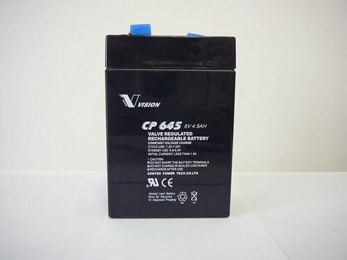 原装正品VISION CP640 CP650 CP645 6V4.5AH 6V4AH电子秤用蓄电池