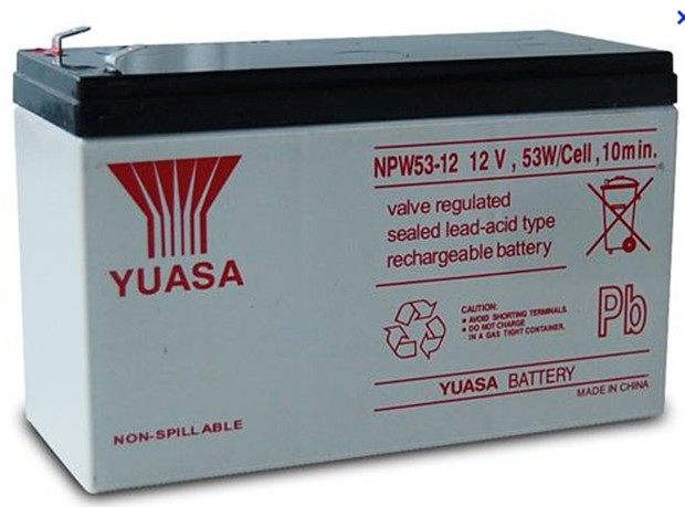 原装YUASA汤浅NPW53-12 12V53W应急电源 门禁 UPS电源专用蓄电池