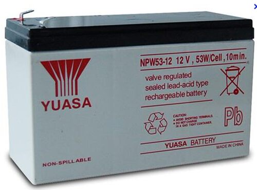原装YUASA汤浅NPW53-12 12V53W应急电源 门禁 UPS电源专用蓄电池