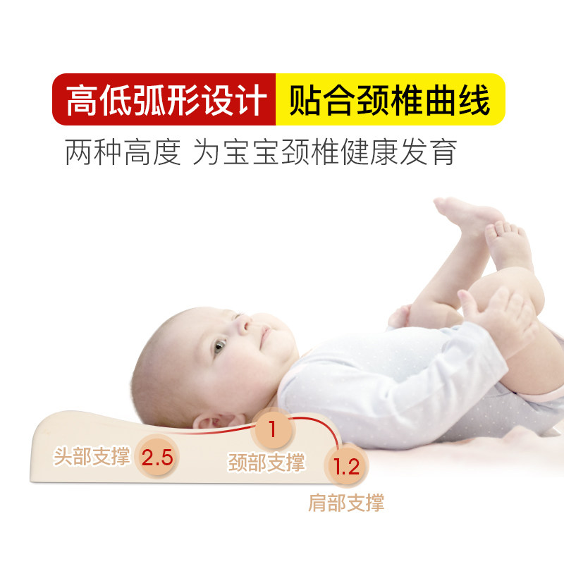 儿童乳胶枕头 学生幼儿园6-16岁小孩泰国天然橡胶防螨枕芯