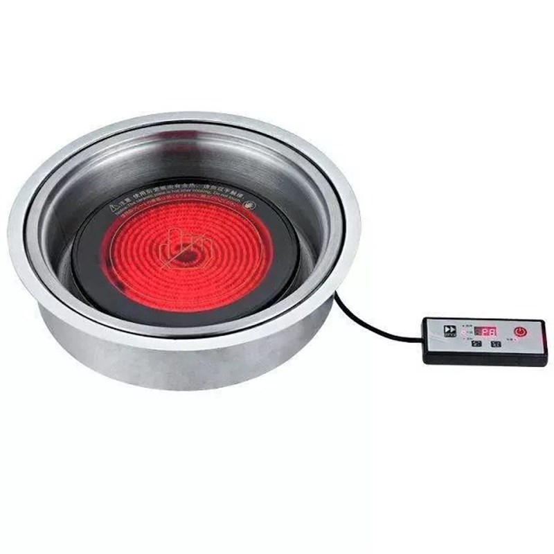 韩式红外线电烤炉2000W 韩式料理店专用加热产品 自助烤肉店专用