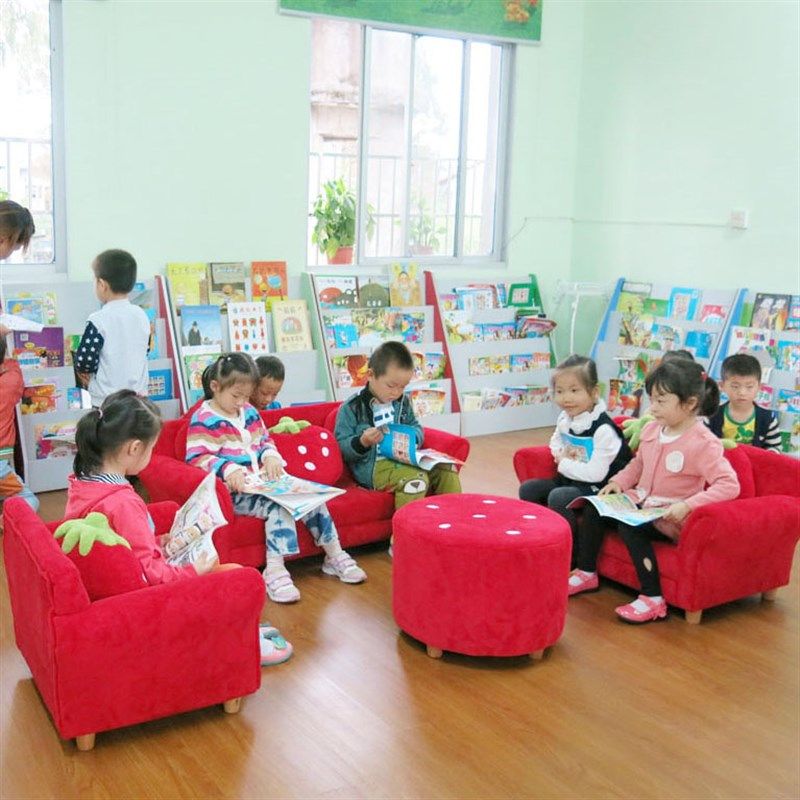 区角儿童组合套装幼儿园娃娃家阅读区卡通可爱迷你宝宝小沙发座椅