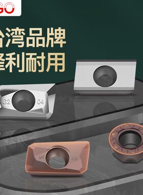 台湾SGO数控刀片R5铣刀片圆形刀粒RPMW1003MOT-PH SP6025加厚10T3