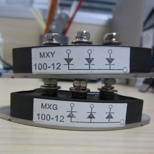 发电机旋转整流桥整流模块MXG100-12+MXY100-12三接线柱一对