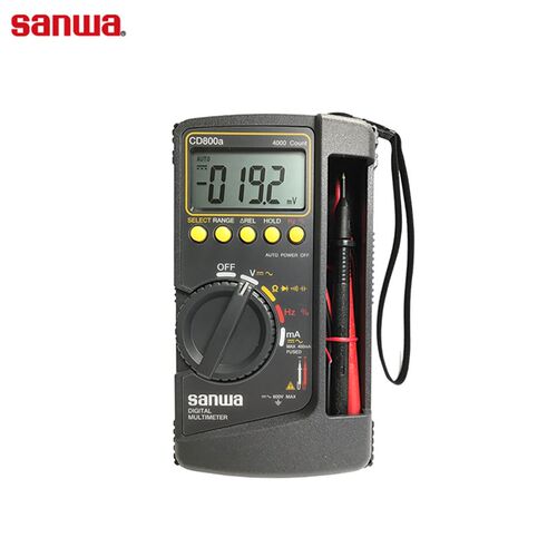 日本原装SANWA三和CD800a 数显万用表 防跌落坚固抗摔 错档不烧表
