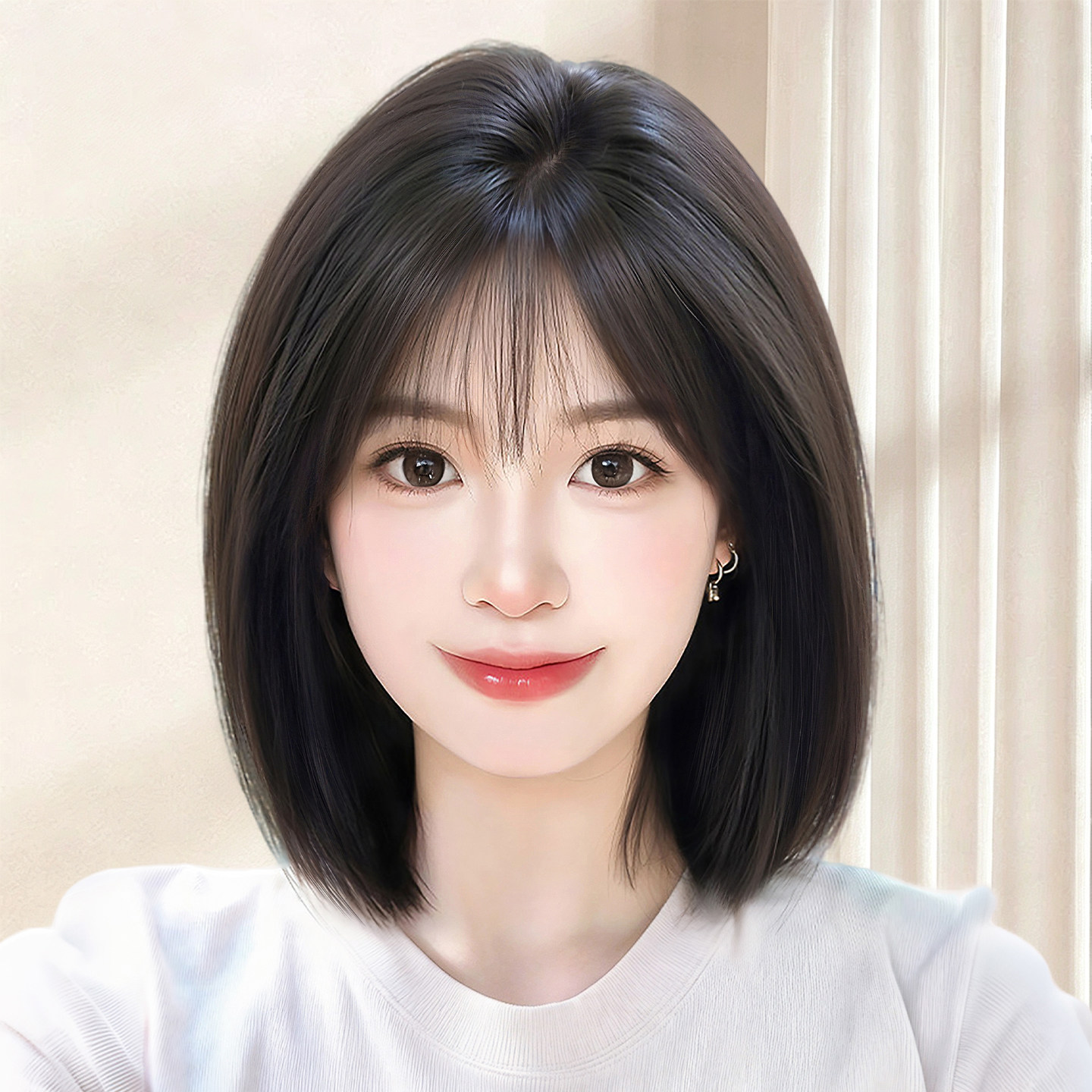 【蓬松减龄】气质修颜波波头假发