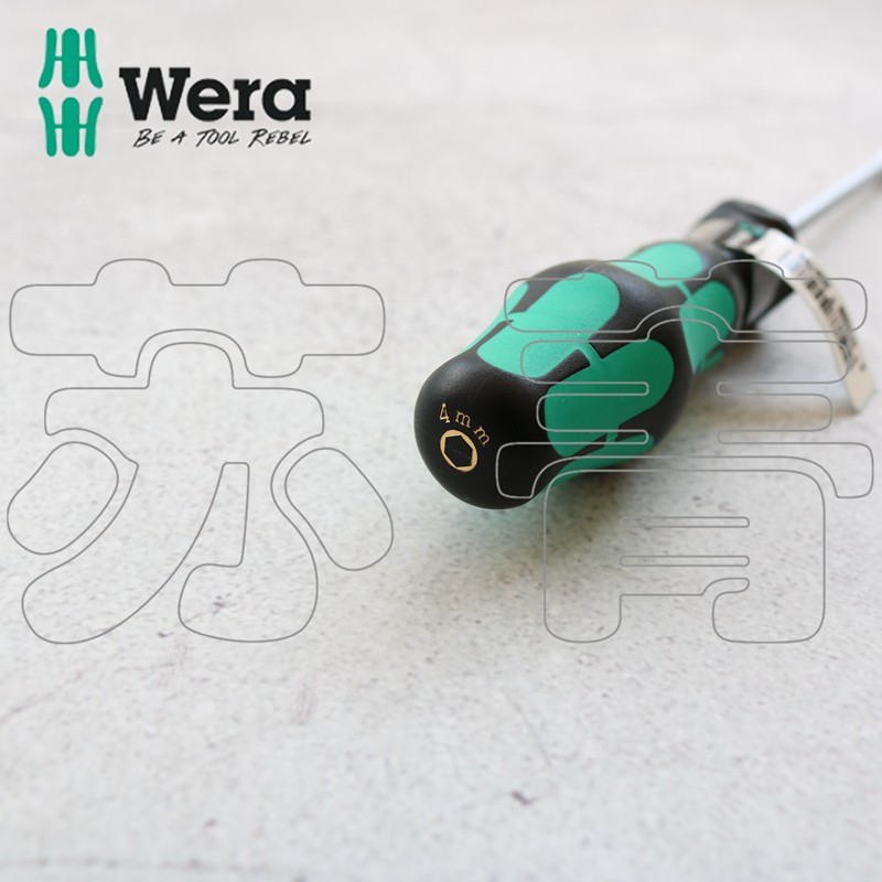德国wera维拉 395 螺母外六角螺丝刀 六角套筒螺帽螺丝刀
