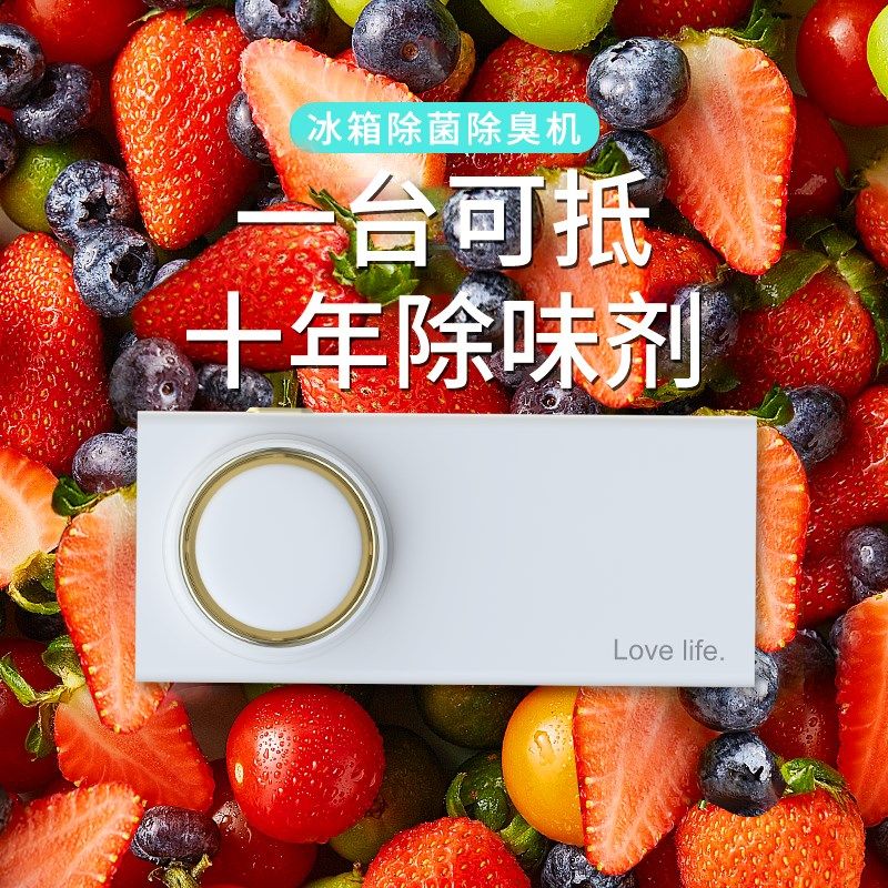 2025新款家用冰箱除味神器杀菌除臭除异味厨房保鲜车载臭氧净化器