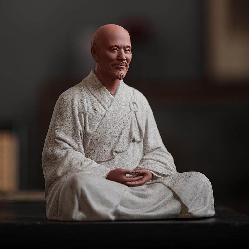 颂物陶瓷人物弘一法师四大高僧摆件中式禅意家居玄关书房桌面装饰