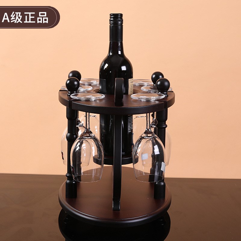 酒神牌圆鼎酒架红酒实木创意欧式酒架欧式葡萄酒酒架木质红酒架