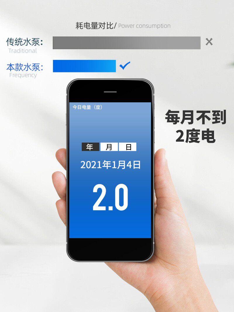 超静音潜水变频水泵老鱼匠鱼缸循环低吸抽水泵鱼池水族增氧过滤泵