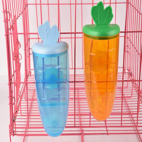 厂家直销 胡萝卜宠物喂水器 兔子悬挂式饮水器仓鼠宠物碗