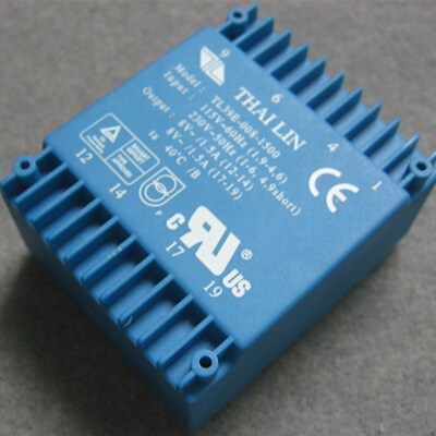 全新THAI LIN塑壳密封24W E牛 8V/1.5A 8V/1.5A 双独立绕组