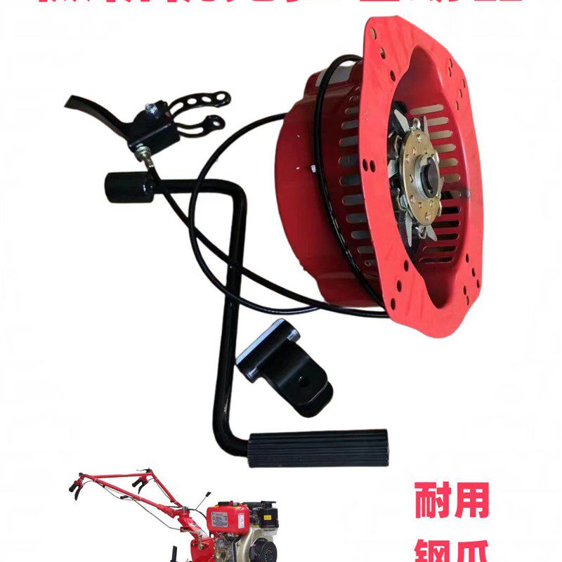 柴油微耕机旋耕机免拉手摇启动器173 178 186 192F新款六爪启动器