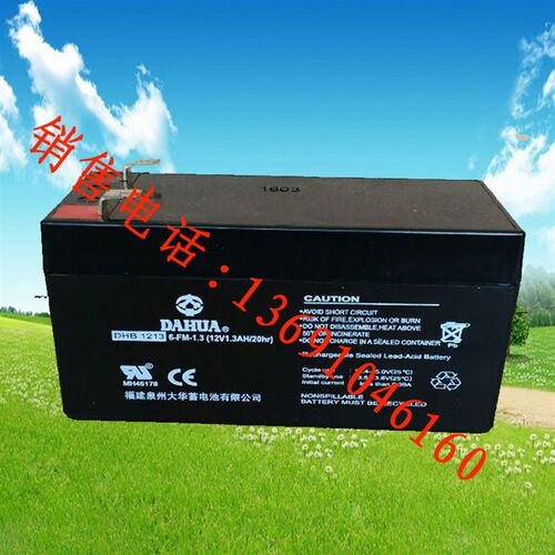 全新大华蓄电池DHB1213路灯12V1.3AH门禁备用电源扩音器报警电池