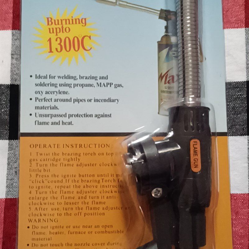 包邮加长软管卡式喷火枪野餐烧烤点火室内烘培高温喷枪烧猪毛