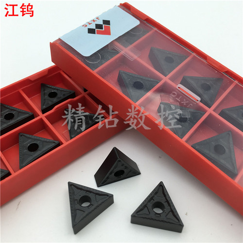 国产江钨数控涂层合金车刀片TNMG160404-GM  JT4125钢件加工刀具
