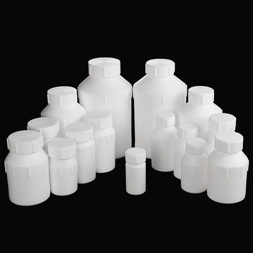 四氟试剂瓶大口聚四氟乙烯瓶PTFE小口50/100/250/500ml容量瓶酸碱