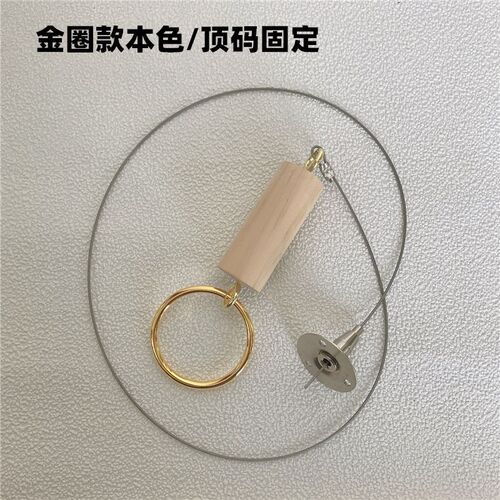 服装店吊环挂钩金色钢丝吊环挂衣服吊挂女装挂链衣架墙上展示架子