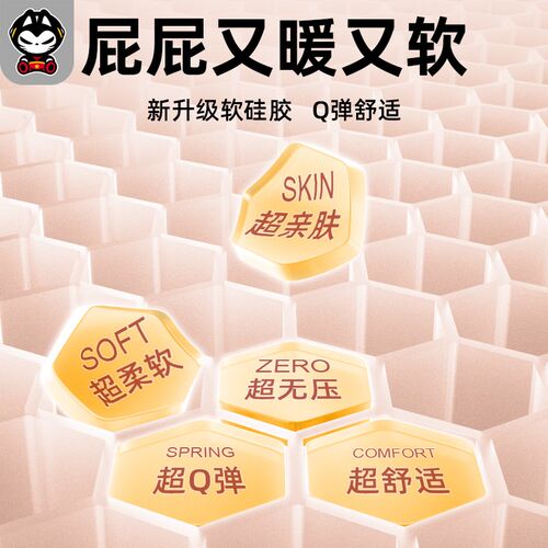 拽猫汽车腰靠坐垫一体冬季毛绒座椅腰托车内主驾驶保暖护腰靠背垫