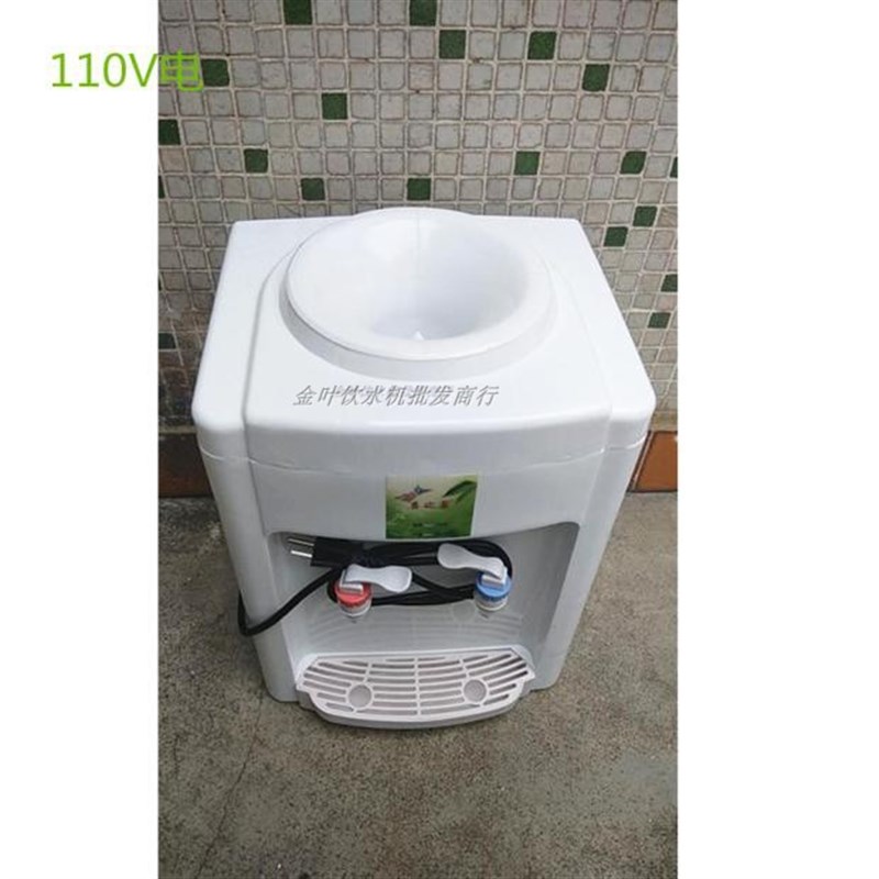 家用小型台式温热冰热饮水机国外用110V电国内220V学校低功率300W