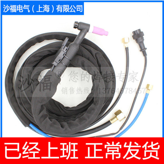 氩弧焊配件水冷式WP-18氩弧焊枪焊把线OTC焊枪焊线 普牙包邮