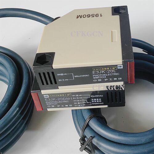 沪工对射式红外线感应20M传感器E3JK-20DM1 .20L DC24V AC90-250V