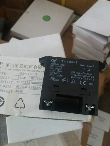 JQX-116F-3-240AF-1HT(555) 240VAC正品全新原装宏发继电器,4脚