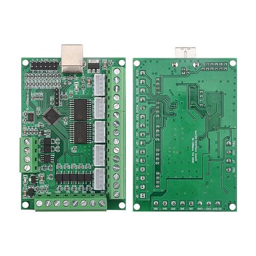 12-24V MACH3 V2.1五轴雕刻机主板5轴接口插座步进电机驱动接口板