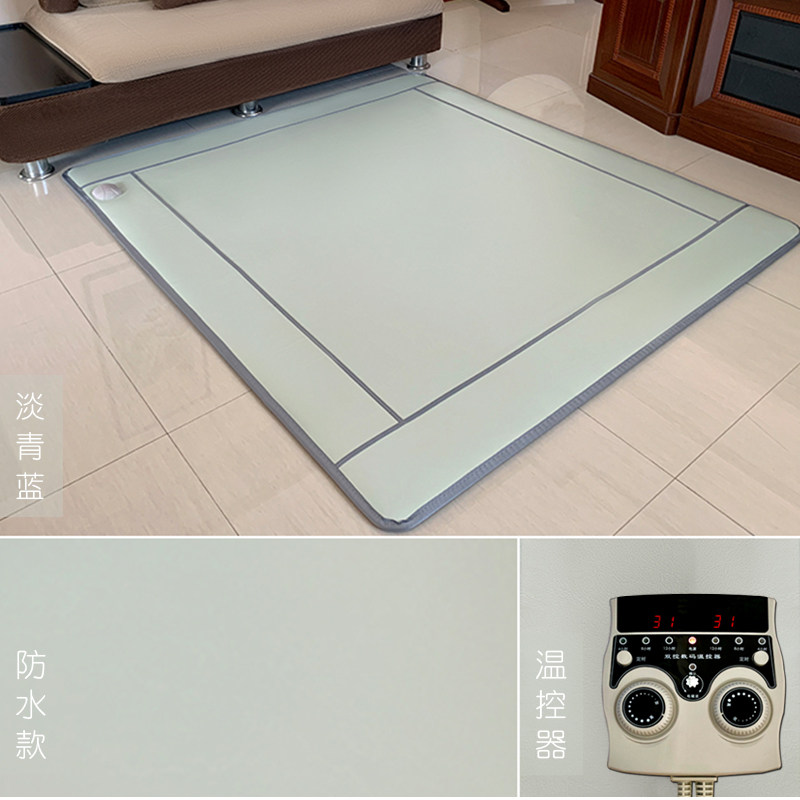 韩国碳晶地暖垫石墨烯电热地毯移动客厅家用碳纤维床垫电加热地垫