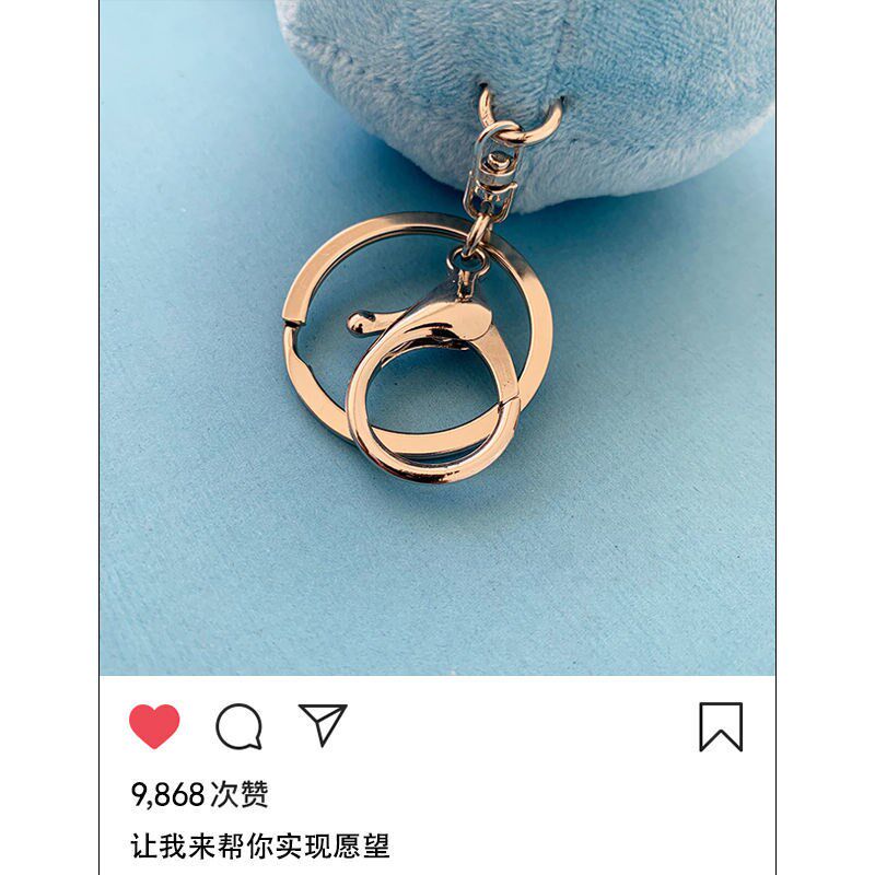 瑞克和莫蒂使命必达钥匙扣卡通小蓝人腌黄瓜玩偶包包挂件创意礼品