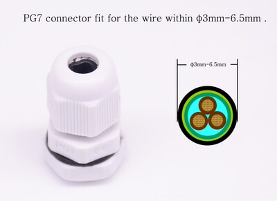 Sonoff IP66防水外壳 智能开关改装件透明上盖开孔PG7+接线口一对