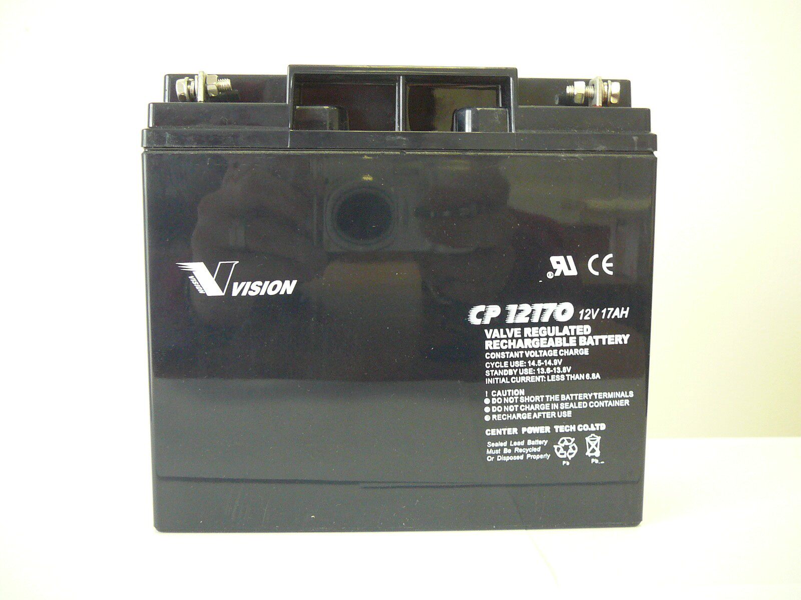 正品VISION CP12170 12V17AH电梯设备 UPS电源 S-VDR船舶用蓄电池
