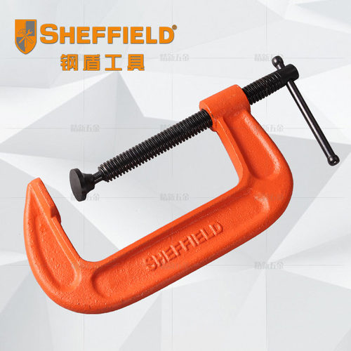 钢盾工具G型夹子C型夹具D型夹木工夹G子夹G形夹重型锻钢F夹固定夹