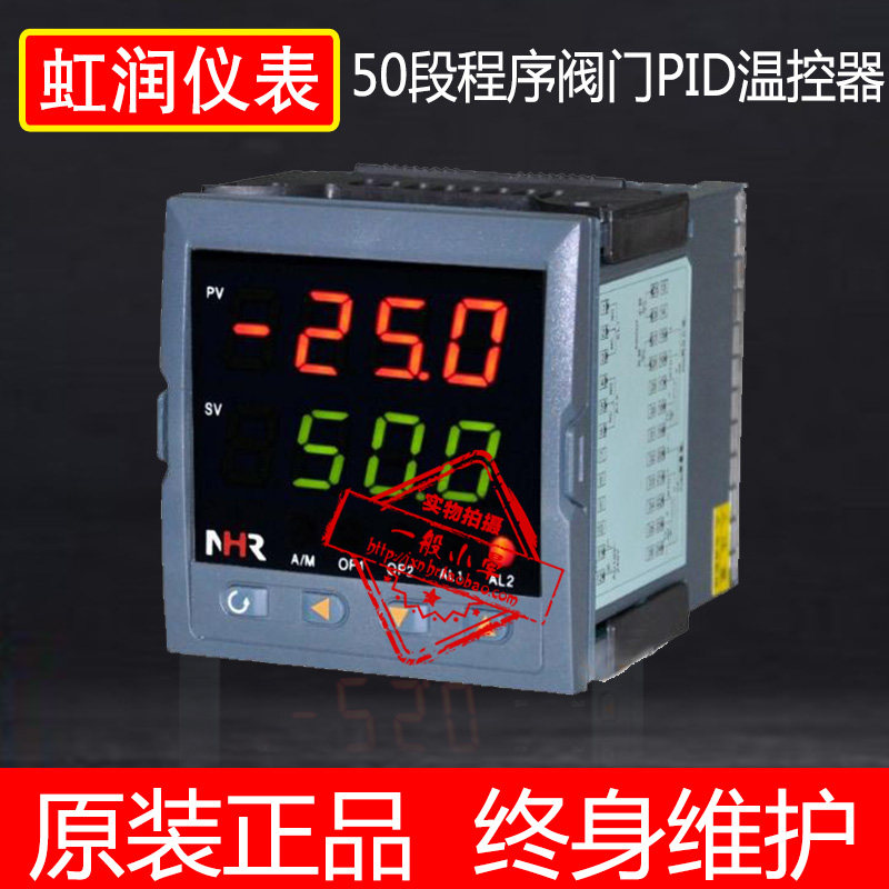 虹润智能60段阀门曲线温度自动控制器加热制冷PID调节仪表5401
