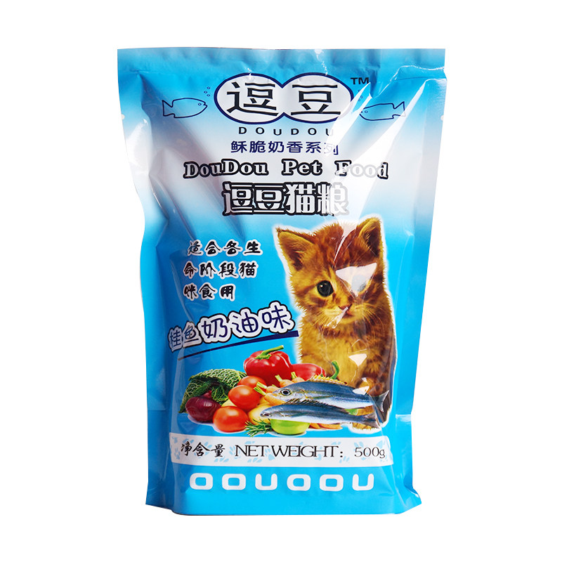 逗豆猫粮豆豆奶香猫粮20袋送4袋美毛吐毛球天然猫粮成猫幼猫粮